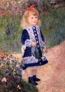 Pierre Auguste Renoir A Girl with a Watering Can oil on canvas